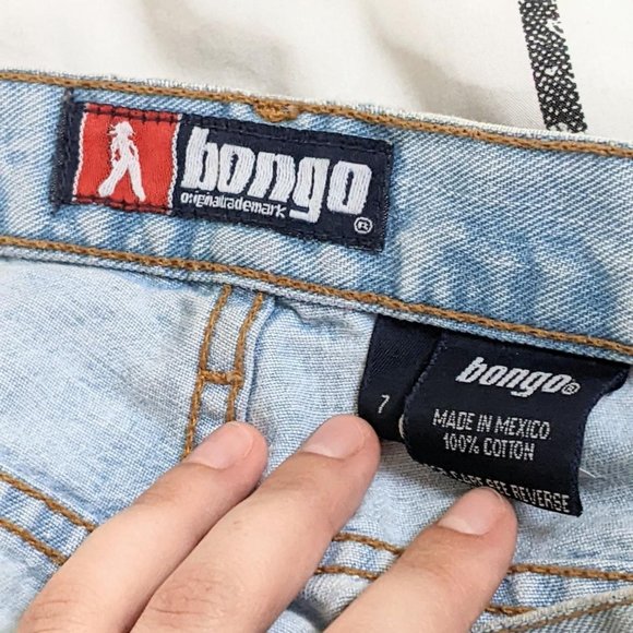 Bongo Y2K Denim Shorts - Picture 4 of 4